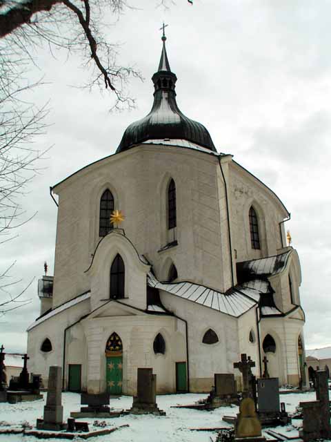 KOSTEL SV. JANA NEPOMUCKHO NA ZELEN HOE U RU NAD SZAVOU  PAMTKA UNESCO