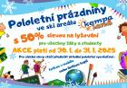 Pololetn� pr�zdniny s 50% slevou pro ��ky a studenty